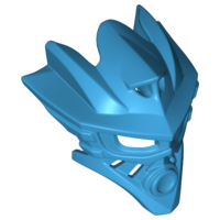 Large Figure Mask, Kanohi Kaukau (Mask of Water) in Dark Azure