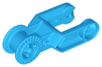 Duplo Digger Bucket Arm Double with Locking Ring in Dark Azure