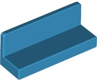 Panel 1 x 3 x 1 in Dark Azure