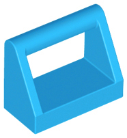 Tile Special 1 x 2 with Handle in Dark Azure