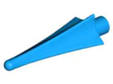 Weapon Spear Tip with Fins in Dark Azure