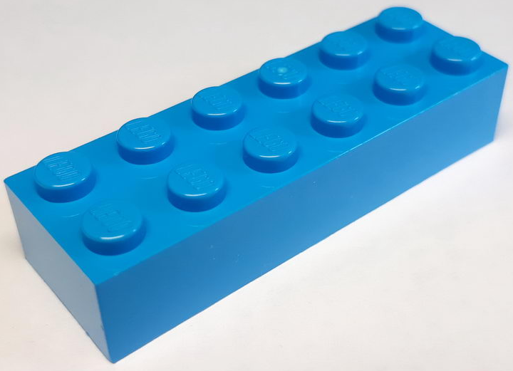 Brick 2 x 6 in Dark Azure