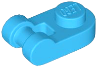 Plate Special 1 x 1 Rounded with Handle in Dark Azure