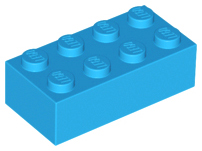 Brick 2 x 4 in Dark Azure