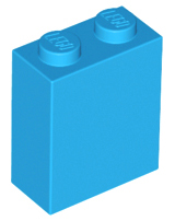 Brick 1 x 2 x 2 with Inside Stud Holder in Dark Azure