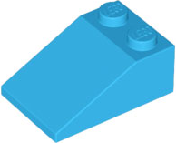 Brick Sloped 33° 3 x 2 in Dark Azure