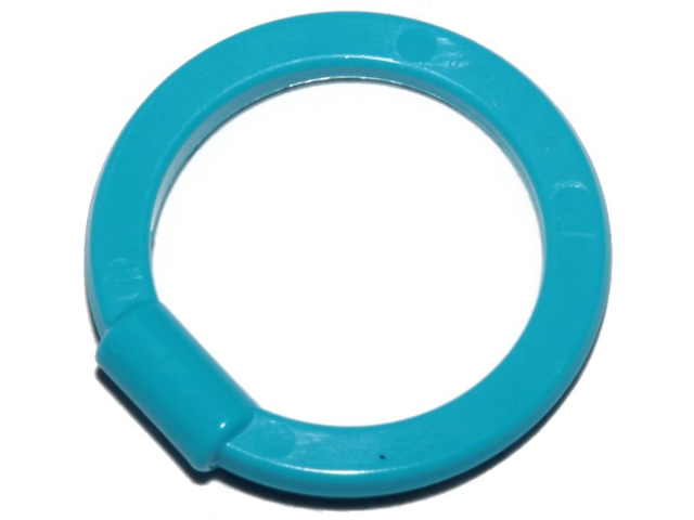 Weapon Chakram / Hoop Blade / Ring in Dark Azure