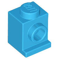 Brick Special 1 x 1 with Headlight in Dark Azure