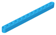 Technic Beam 1 x 13 Thick in Dark Azure