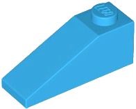Brick Sloped 33° 3 x 1 in Dark Azure
