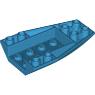 Brick Wedged, Curved Inverted 6 x 4 in Dark Azure