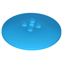 Dish 6 x 6 Inverted (Radar) with Solid Studs in Dark Azure