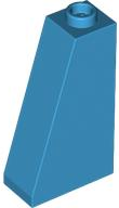 Brick Sloped 75° 2 x 1 x 3 with Hollow Stud in Dark Azure