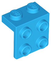 Bracket 1 x 2 - 2 x 2 in Dark Azure