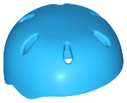 Helmet, Sports, with Vent Holes [Plain] in Dark Azure
