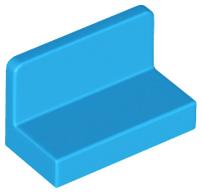 Panel 1 x 2 x 1 [Rounded Corners] in Dark Azure