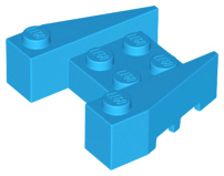 Brick Wedged 3 x 4 [Stud Notches] in Dark Azure