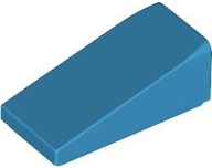 Brick Sloped 18° 2 x 1 x 2/3 in Dark Azure