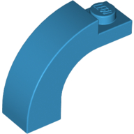 Brick Arch 1 x 3 x 2 Curved Top in Dark Azure
