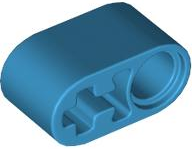 Technic Beam 1 x 2 Thick with Pin Hole and Axle Hole in Dark Azure