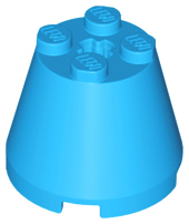 Cone 3 x 3 x 2 in Dark Azure