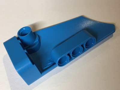 Technic Panel Fairing # 4 Small Smooth Long, Side B in Dark Azure