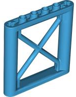 Support 1 x 6 x 5 Girder Rectangular in Dark Azure