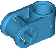 Technic Axle and Pin Connector Perpendicular in Dark Azure