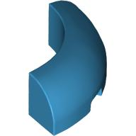 Brick Round Corner 3 x 3 x 1 No Studs in Dark Azure
