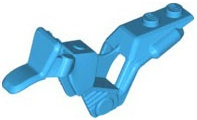 Fairing, Motorcycle, Dirt Bike with 1 x 2 Studs in Dark Azure