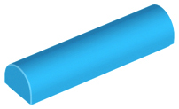 Brick Curved 1 x 4 x 2/3 Double, No Studs in Dark Azure