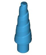 Creature Body Part, Horn (Unicorn) in Dark Azure