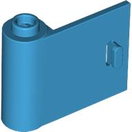 Door 1 x 3 x 2 Left - Open Between Top and Bottom Hinge in Dark Azure