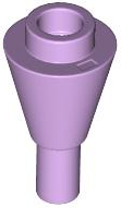 Cone 1 x 1 Inverted with Bar at Bottom (Ice Cream Cone) in Lavender