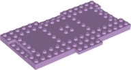 Plate Special 9 x 16 x 2/3 with 1 x 4 Recessed in Lavender