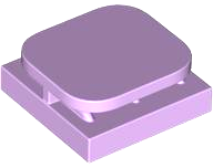 Tile Special 2 x 2 x 2/3 with Photo Clip in Lavender