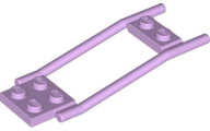 Animal / Creature Accessory, Horse Hitching, 1 x 2 Plate and 2 x 2 Plate [Studded] in Lavender