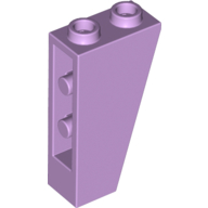 Brick Sloped Inverted 75° 2 x 1 x 3 in Lavender