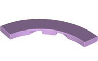 Tile 4 x 4 Curved, Macaroni in Lavender