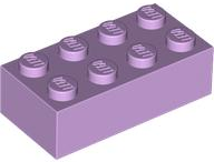 Brick 2 x 4 in Lavender