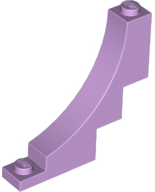 Brick Curved 1 x 5 x 4 Inverted in Lavender