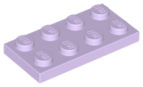 Plate 2 x 4 in Lavender