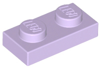 Plate 1 x 2 in Lavender