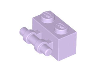 Brick Special 1 x 2 with Handle in Lavender
