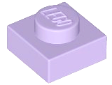 Plate 1 x 1 in Lavender