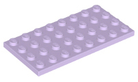 Plate 4 x 8 in Lavender