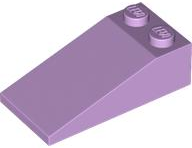 Brick Sloped 18° 4 x 2 in Lavender