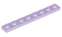 Plate 1 x 8 in Lavender