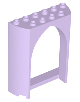 Panel 2 x 6 x 6 with Gothic Arch in Lavender
