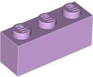 Brick 1 x 3 in Lavender